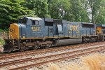 CSX 4572 posing for photos.